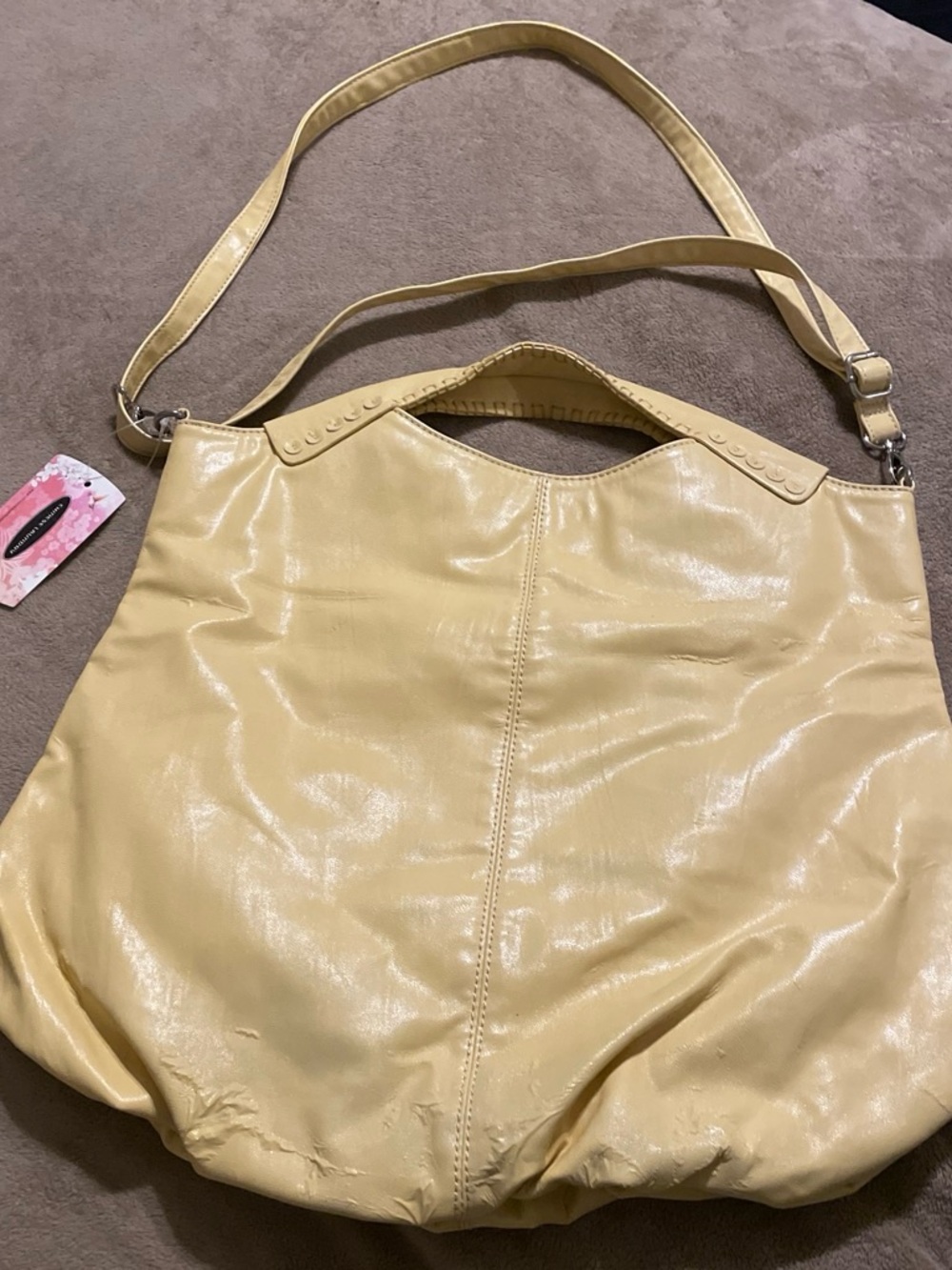 Chinese Laundry Pale Yellow Shoulder Bag